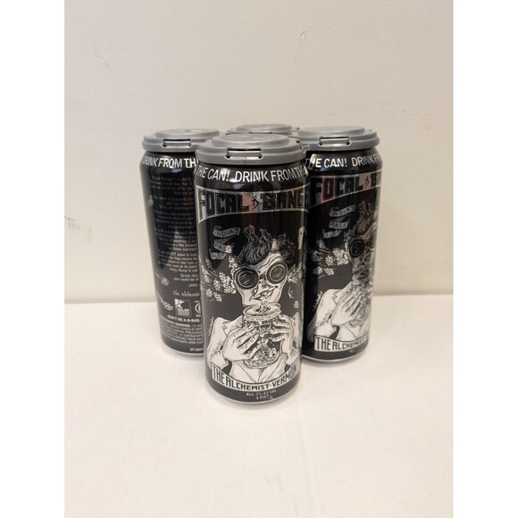 The Alchemist Other - The Alchemist Focal Banger 4 EMPTY Beer Cans Lot & Carrier VT IPA Craft Brewery